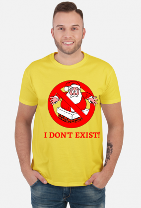 Koszulka z Mikołajem I don't exist święta