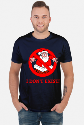 Koszulka z Mikołajem I don't exist święta