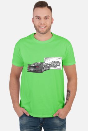 Mustang Lustro USA New vs Old - Grafitowy