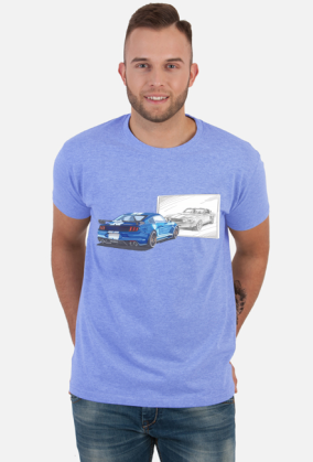 Mustang Lustro USA New vs Old - Niebieski