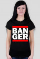 RUN BANGER blck lady shirt