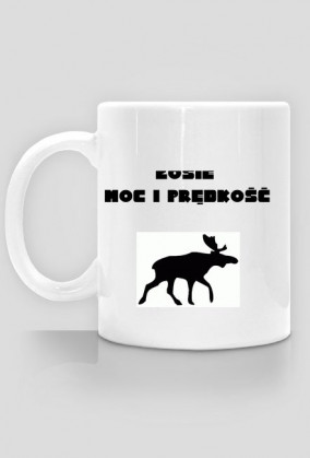 Łoś Moc kubek