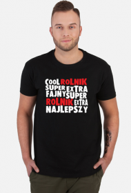 Koszulka COOL SUPER EXTRA FAJNY NAJLEPSZY ROLNIK