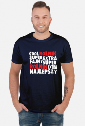 Koszulka COOL SUPER EXTRA FAJNY NAJLEPSZY ROLNIK