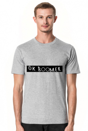 ok boomer banner koszulka