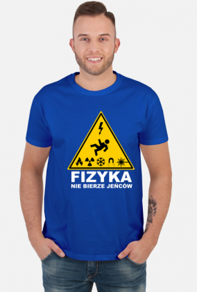 Fizyka nie bierze jeńców - ciemny t-shirt