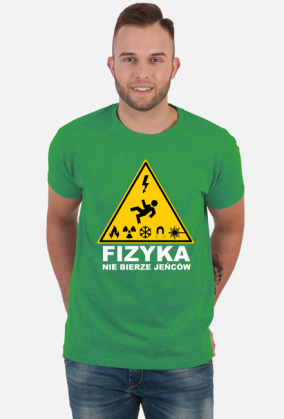 Fizyka nie bierze jeńców - ciemny t-shirt