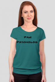 Koszulka Pani Psycholog - turkusowa