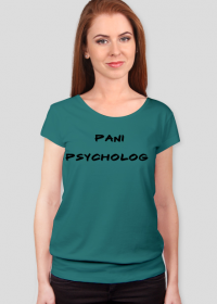 Koszulka Pani Psycholog - turkusowa