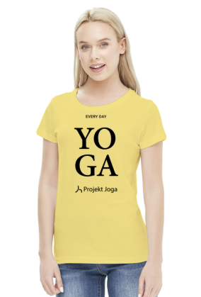 koszulka biała YOGA