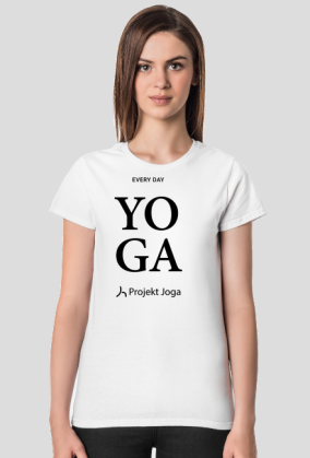 koszulka biała YOGA