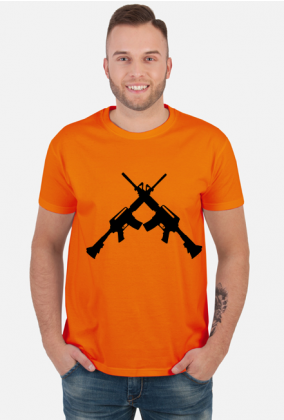 koszulka męska broń