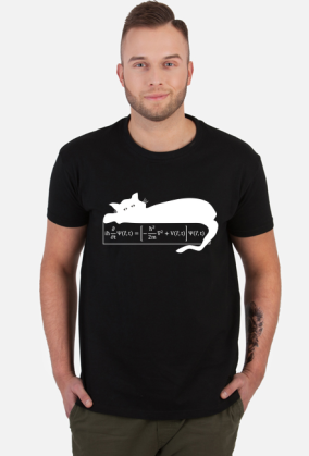 Równanie Schrödingera - t-shirt ciemny
