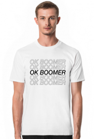 OK, BOOMER - Koszulka biała 2