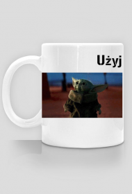 Kubek Baby Yoda Użyj Mocy