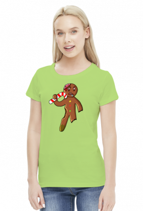 Świąteczna koszulka damska| Piernik