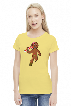 Świąteczna koszulka damska| Piernik