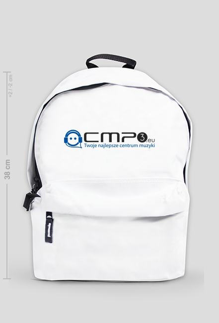 Plecak Biały Mały z Logo Cmp3.eu