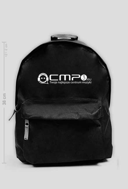 Plecak Czarny Mały z Logo Cmp3.eu