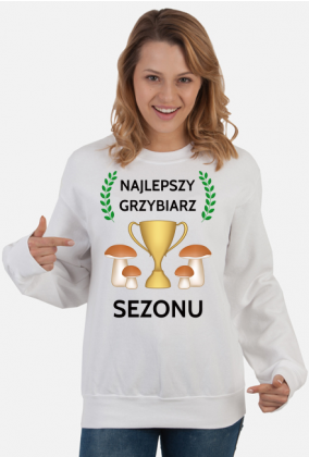 Bluza damska Najlepszy grzybiarz sezonu