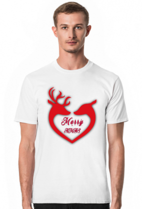 Wesołych Świąt Renifery T-shirt