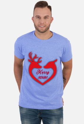 Wesołych Świąt Renifery T-shirt