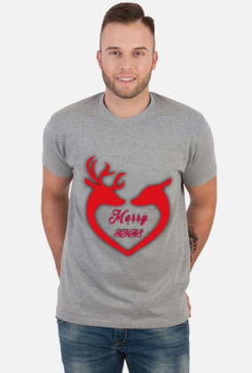 Wesołych Świąt Renifery T-shirt