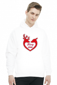 Wesołych Świąt Renifery Hoodie