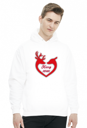 Wesołych Świąt Renifery Hoodie