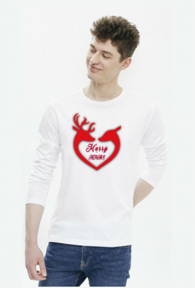 Wesołych Świąt Renifery LongSleeve