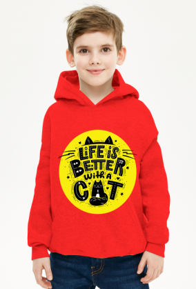 Life is better with a cat. Koty, zwierzęta