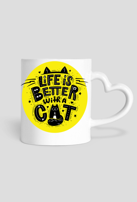 Life is better with a cat. Koty, zwierzęta