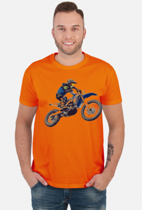 Koszulka Motocykle enduro lewa w gore LWG