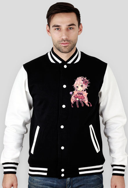 Bluza męska czarno-biała - Anime 2
