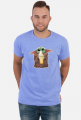 Baby Yoda Ice Cream Star Wars - męski tshirt