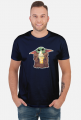 Baby Yoda Ice Cream Star Wars - męski tshirt