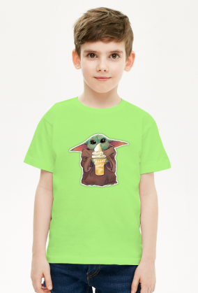 Baby Yoda Ice Cream Star Wars - dziecko tshirt