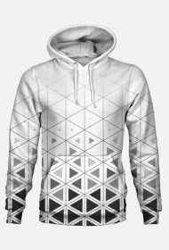 Abstract bluza z kapturem Trójkąty 01