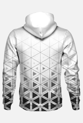 Abstract bluza z kapturem Trójkąty 01