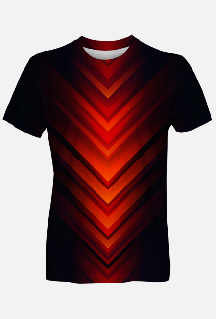 Abstract T-Shirt Męski 02