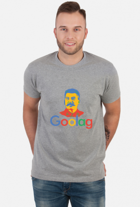 Koszulka męska Goolag - parodia firmy Google