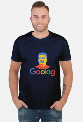 Koszulka męska Goolag - parodia firmy Google