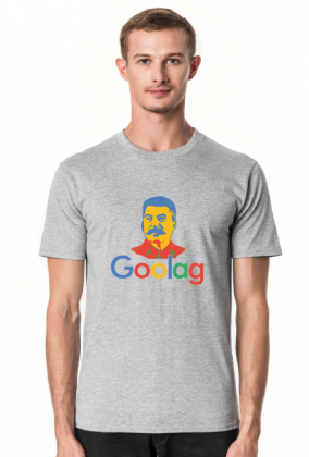 Koszulka męska Goolag - parodia firmy Google