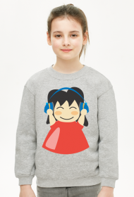 Bluza dziewczęca Muzyczna dziewczynka