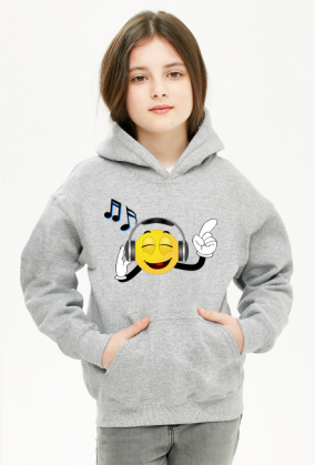 Bluza dziewczęca Muzyczna emotka