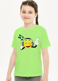 Koszulka dziewczęca Muzyczna emotka