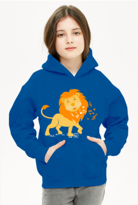 Bluza dziewczęca z lwem