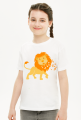 Koszulka dziewczęca z lwem