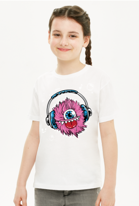 Koszulka dziewczęca Muzyczny potworek