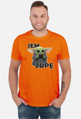 Baby Yoda Mandalorian Jem Zupę - męska